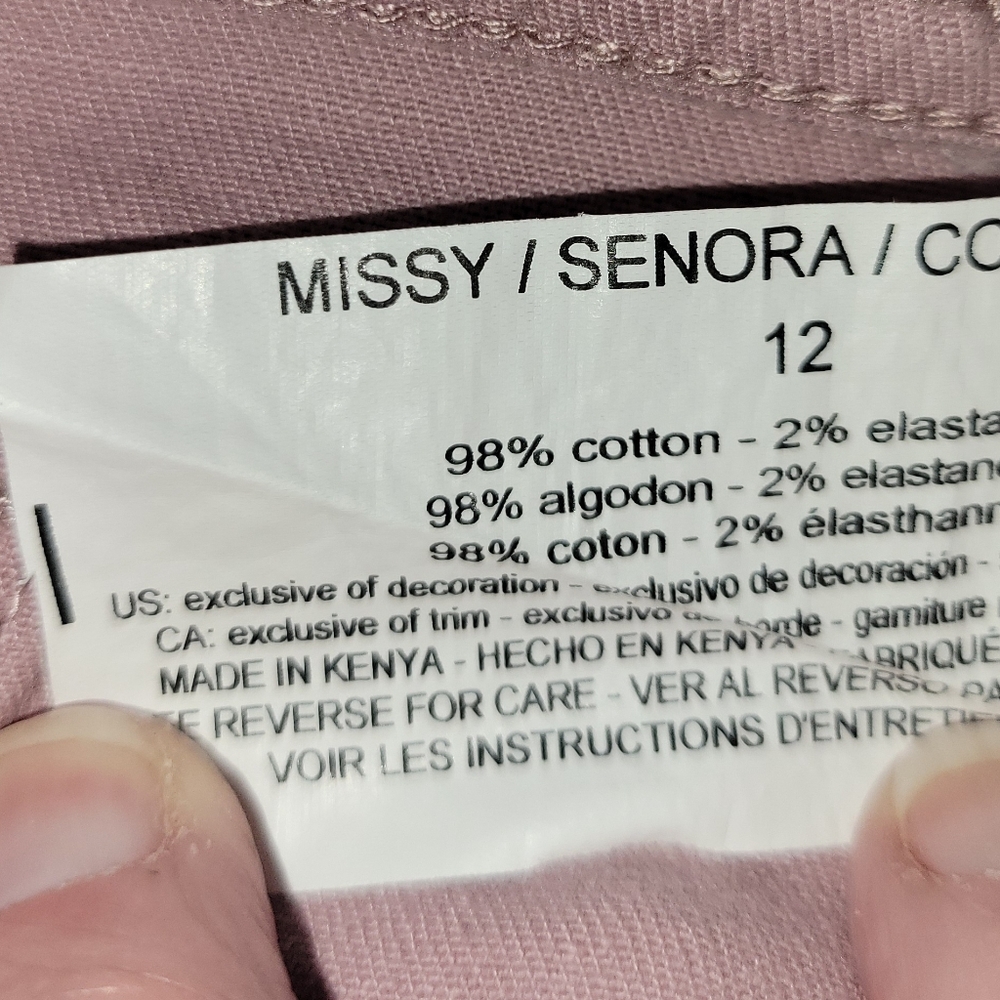 Gloria‎ Vanderbilt All-Around Slimming Effect Skimmer Stretch Capri Jeans - Picture 5 of 5